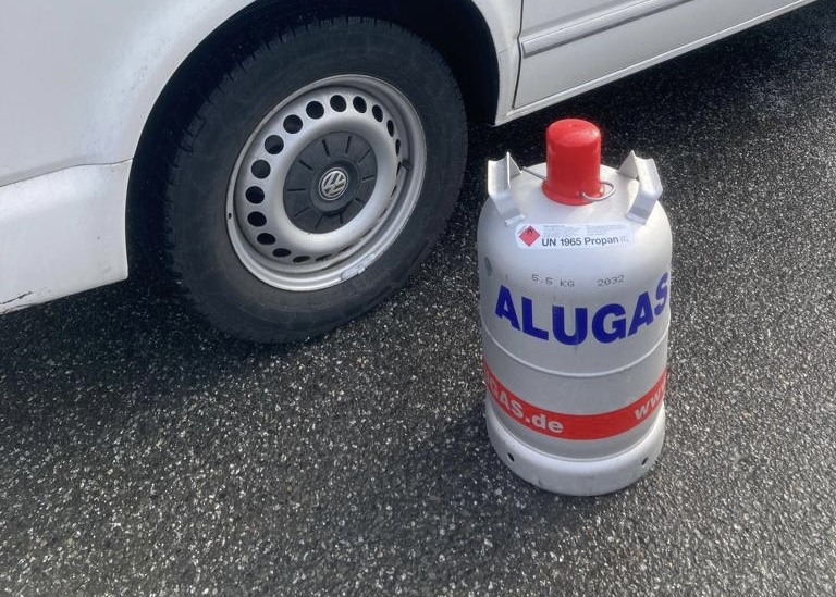 ALUGAS-Flasche