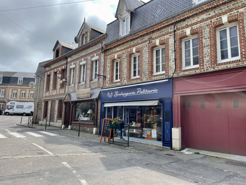 Frankreich-Normandie-Boulangerie-Yport-Außenansicht