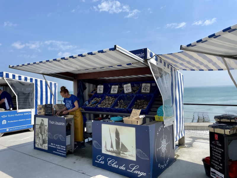 Cancale-Austernstand