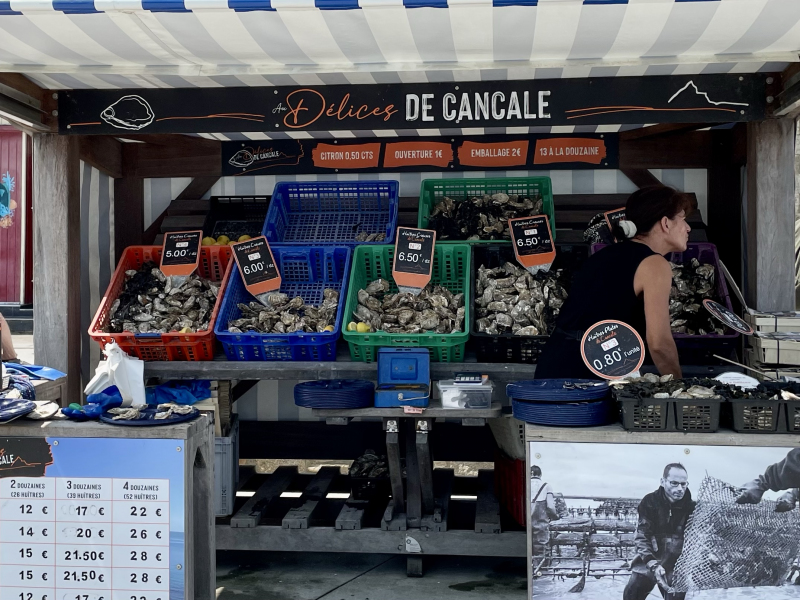 Cancale-Austernstand
