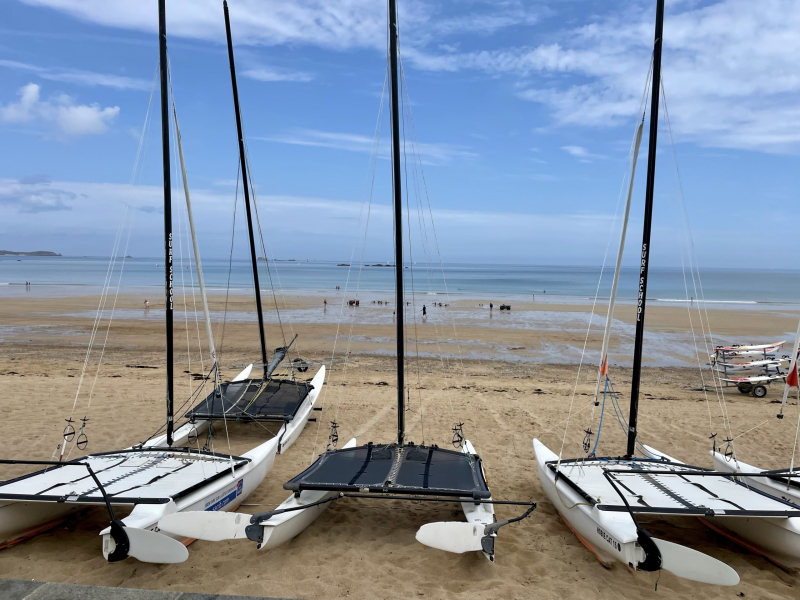 Bretagne-Saint-Malo-Strand-Boot