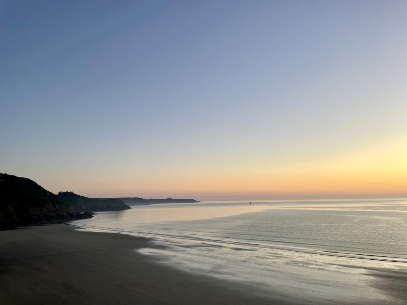 Sonnenaufgang-Bretagne