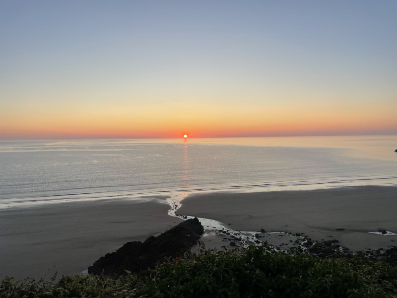 Sonnenaufgang-Bretagne
