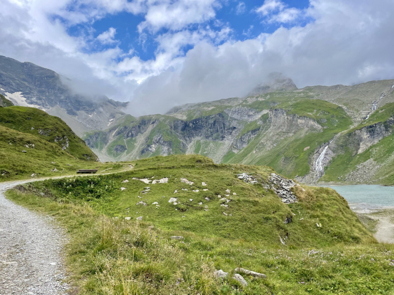 Nassfeld-Stausee-Wasserfall