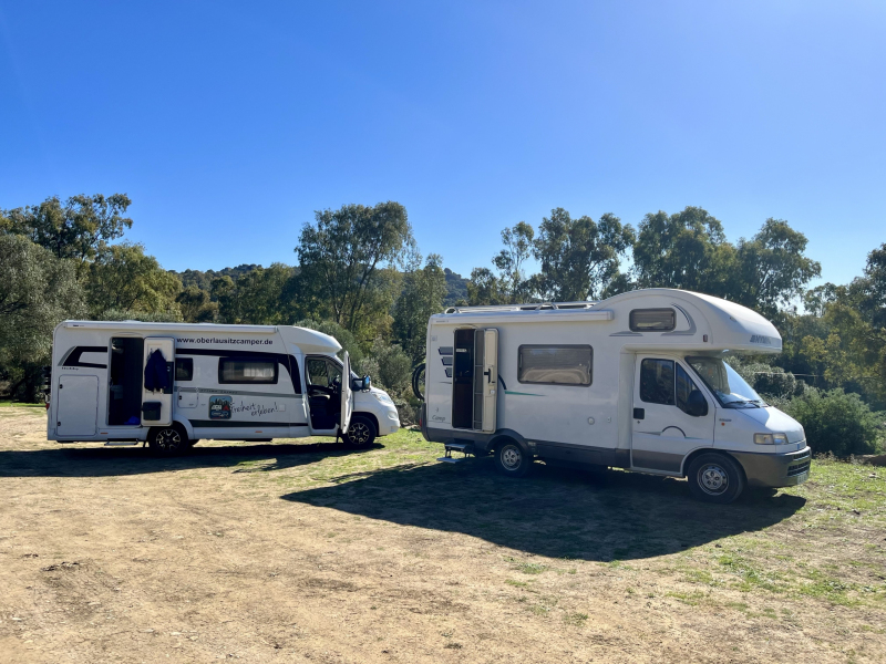 Andalusien-Parkplatz