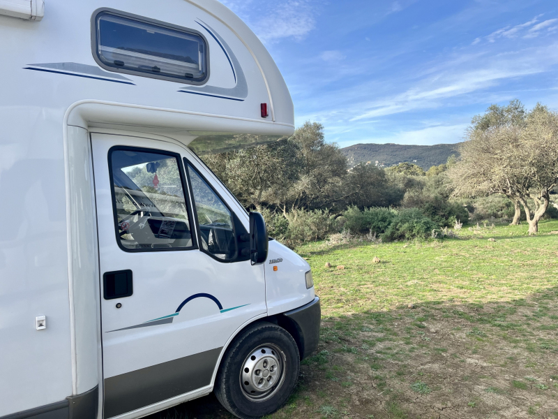 Andalusien-Parkplatz