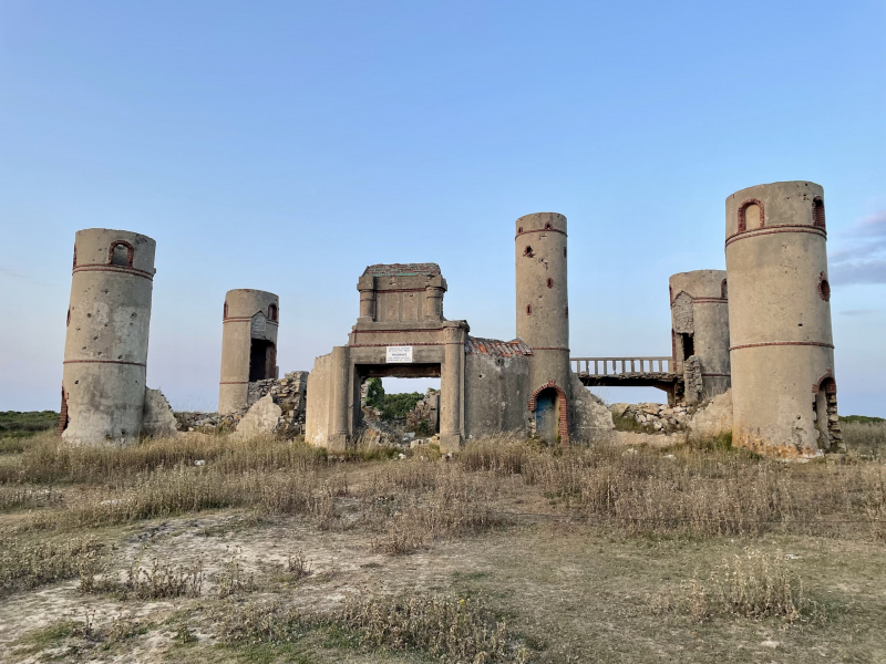 Halbinsel-Crozon-Landsitz-Ruine