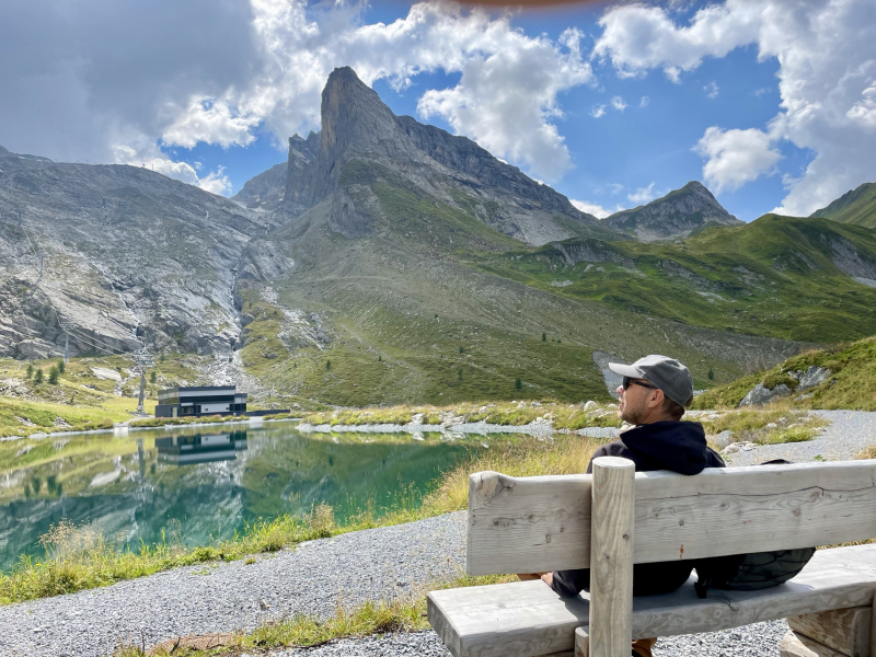 Bergsee-Pause