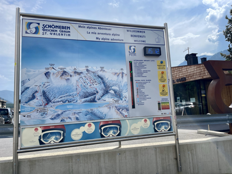 Vinschgau-Schöneben-Pistenplan