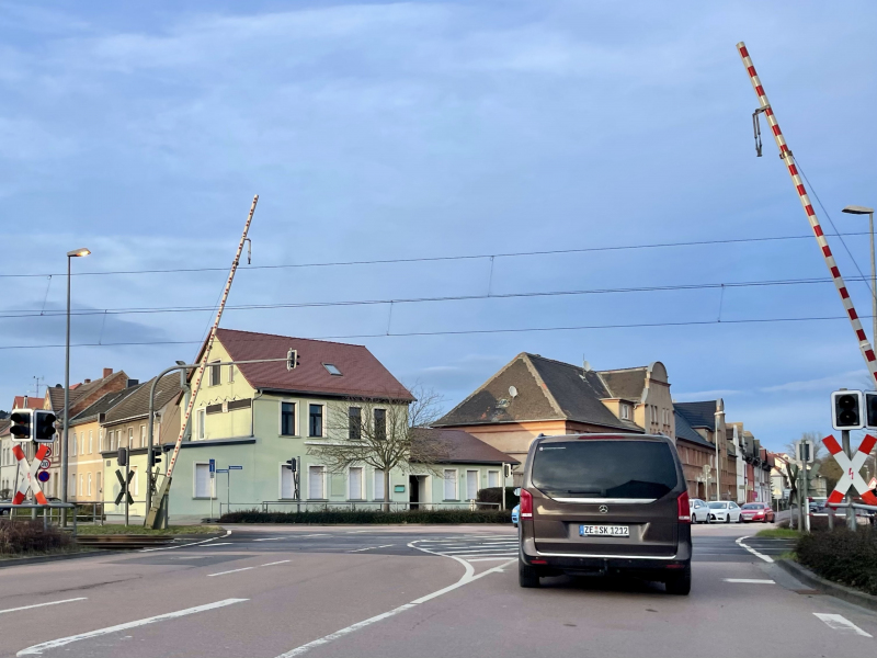 Bahnübergang-Friedensallee