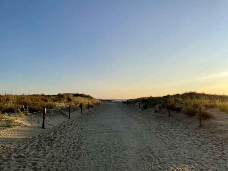Pays-de-la-Loire-Sonnenuntergang-Strand
