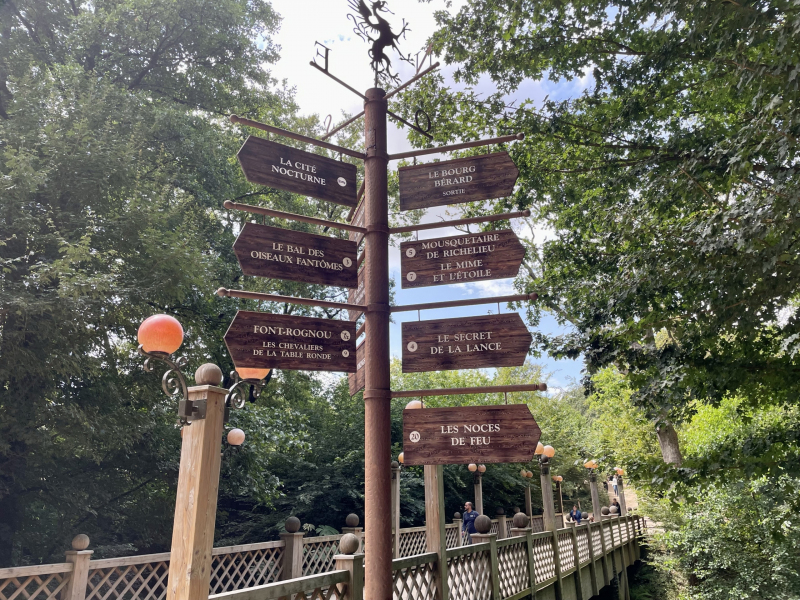 Puy-du-Fou-Wegweiser