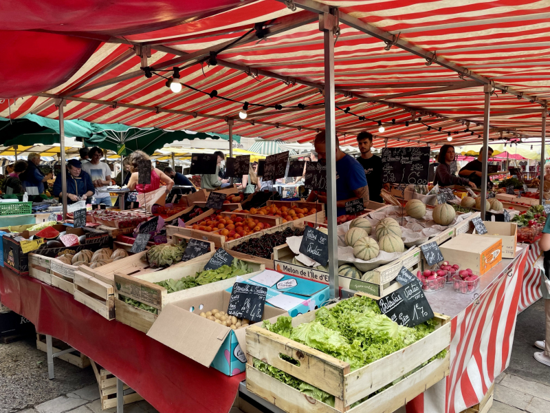 Gemüseauswahl-Markt