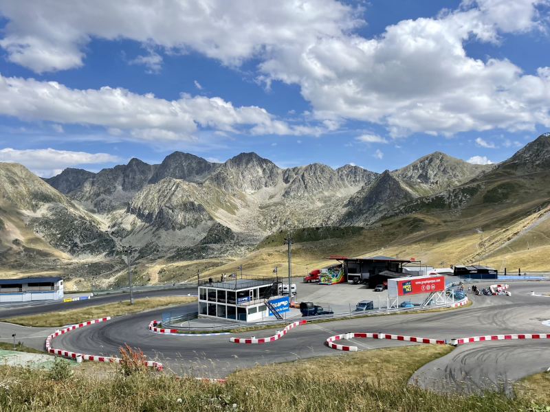Andorra-Encamp-Rennstrecke