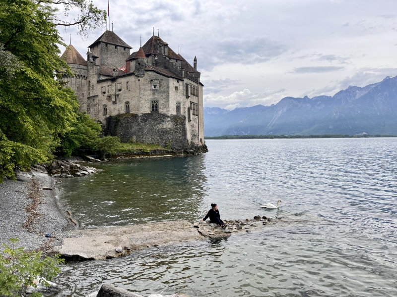 Lac-Léman-Schloss-Chillon