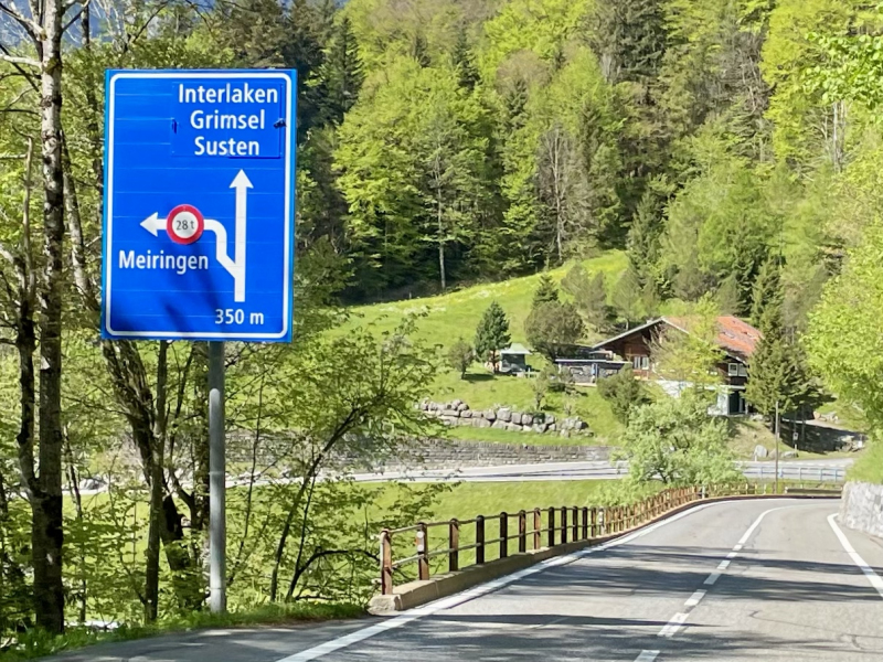 Kanton-Bern-Haslital-Schild