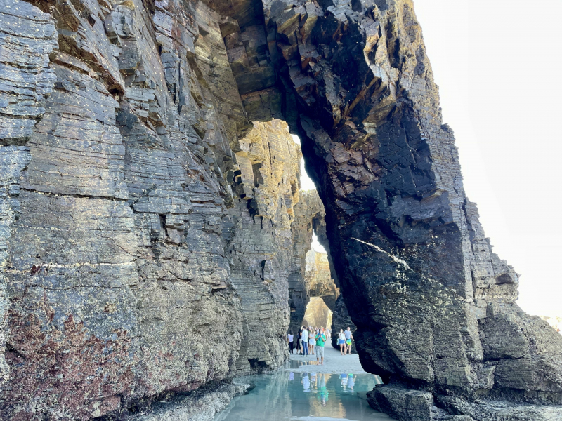 Felsformation-Strand