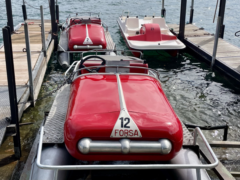 Italien-Lugano-Luganersee-Uferpromenade