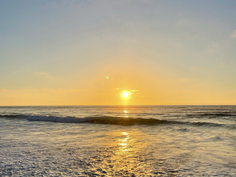 Strand-Sonnenuntergang