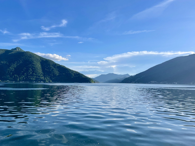 Italien-Bisson-Luganersee