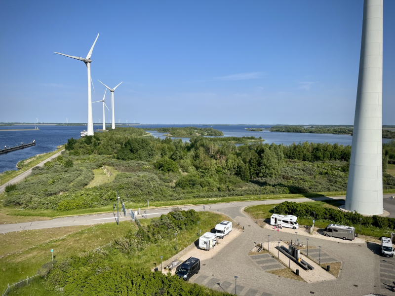 Windpark-Stellplatz