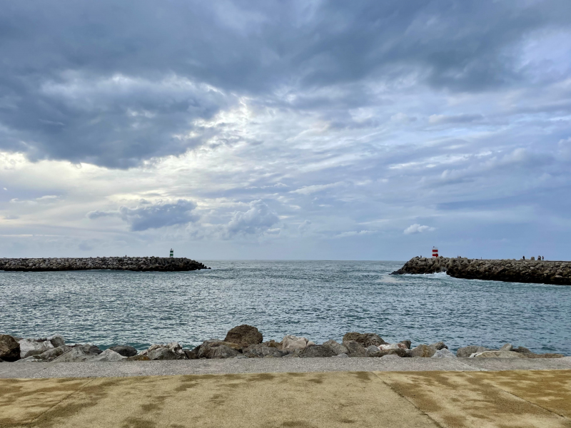 Nazaré-Hafeneinfahrt