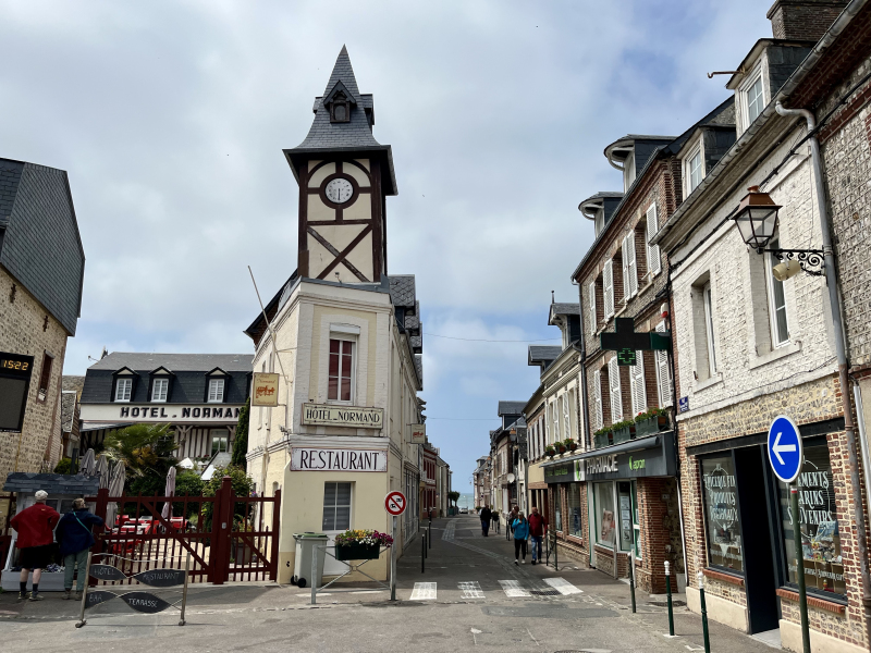 Frankreich-Normandie-Yport-Dorfansicht