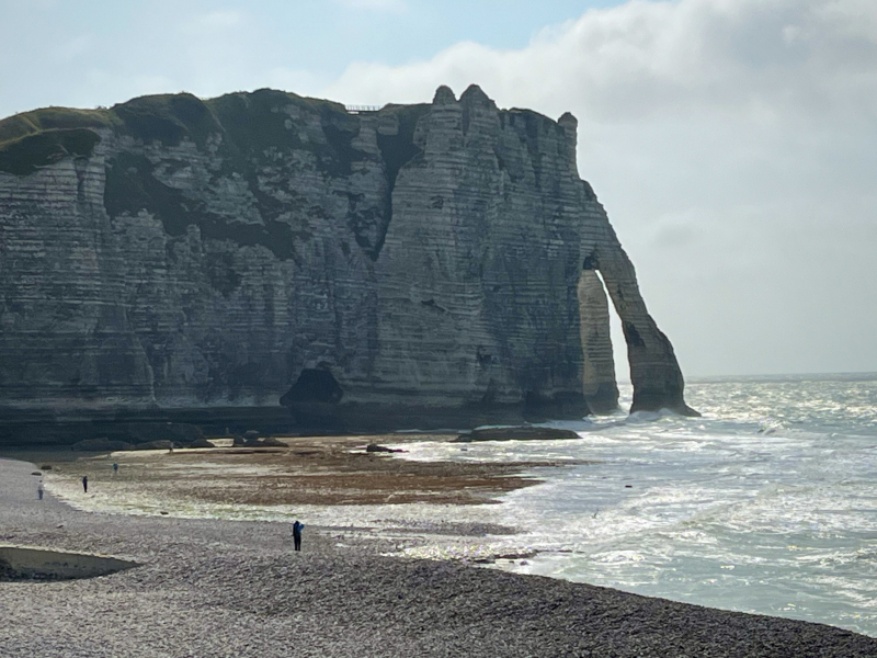 Étretat-Blick-vom-Strand
