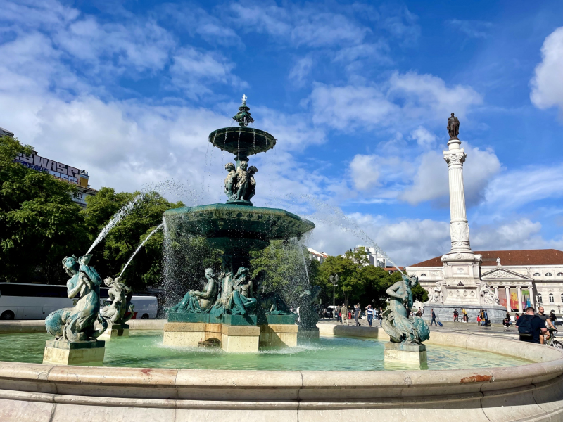Lissabon-Rossio-Platz