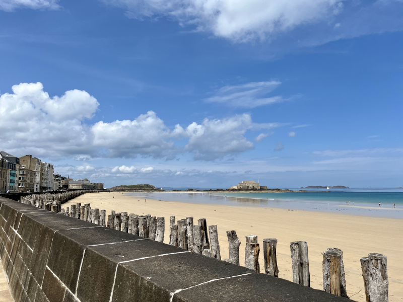 Saint-Malo-Strandmauer