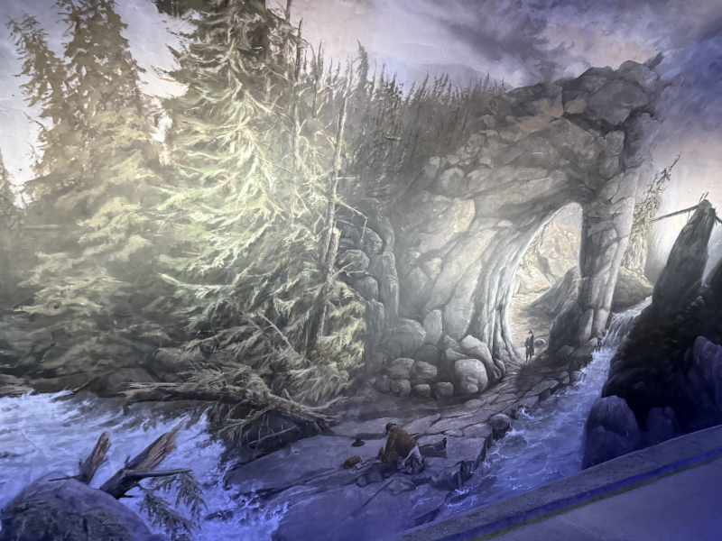 Historisches-Alpenmotiv-mit-Wasserfall