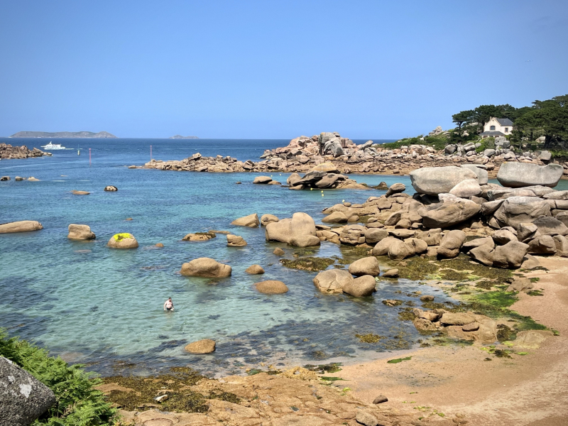 Côte-de-Granit-Rose-Aussicht