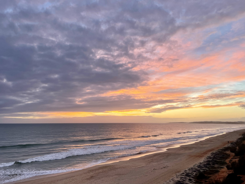 Sonnenuntergang-am-Strand