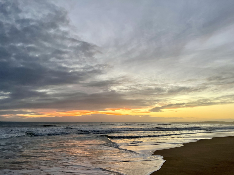Sonnenuntergang-am-Strand