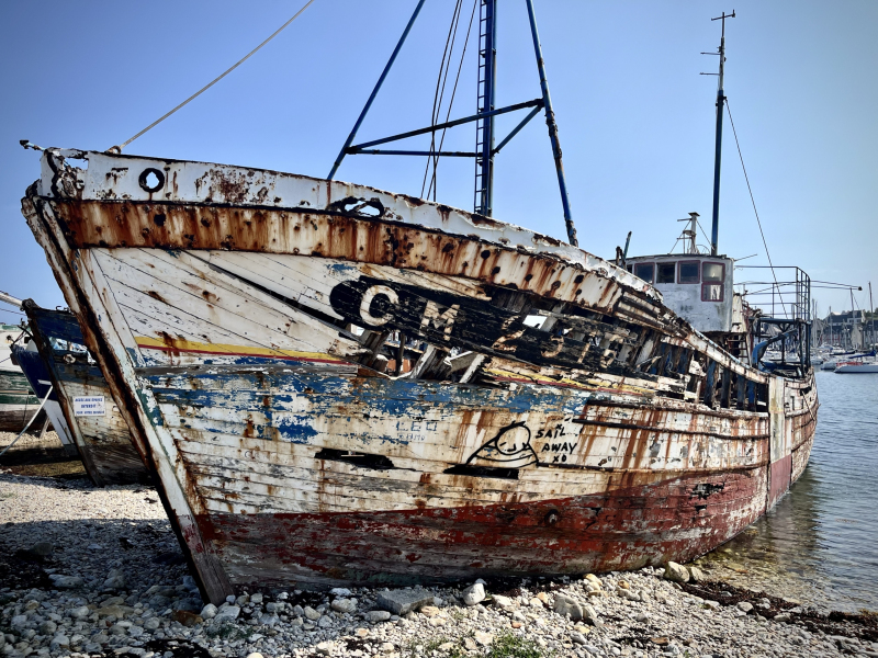 Halbinsel-Crozon-Hafen