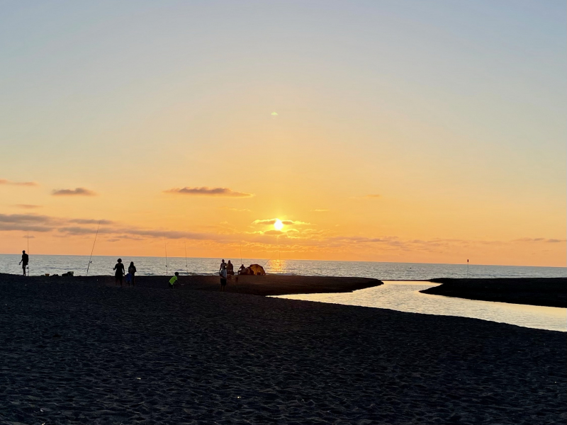 Sonnenuntergang-Castagneto-Carducci-Beach
