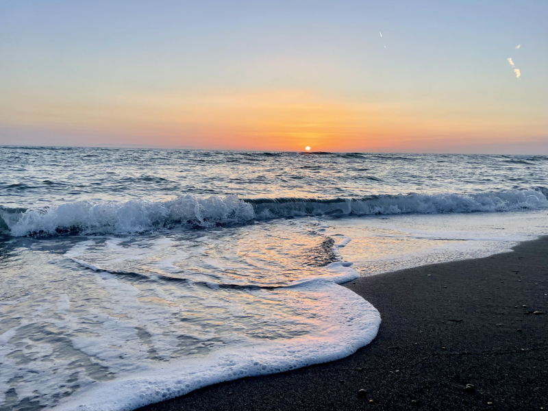 Sonnenuntergang-Castagneto-Carducci-Beach
