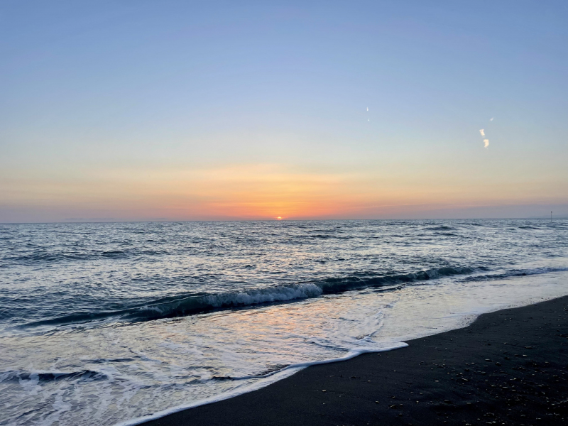 Sonnenuntergang-Castagneto-Carducci-Beach