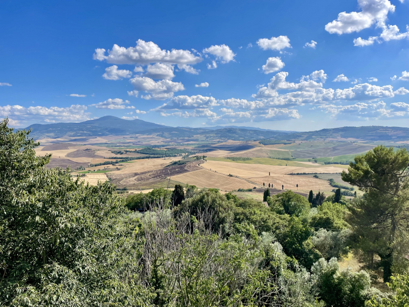 Toskana-Pienza-Ausblick