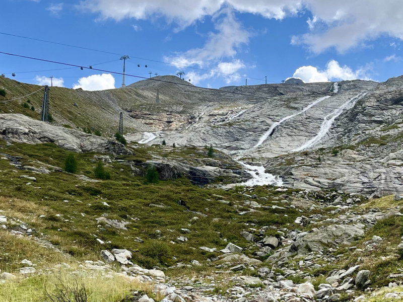Wanderweg-Gletscher