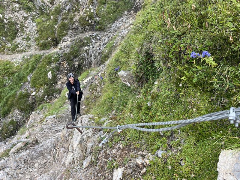 Wanderweg-Gletscher
