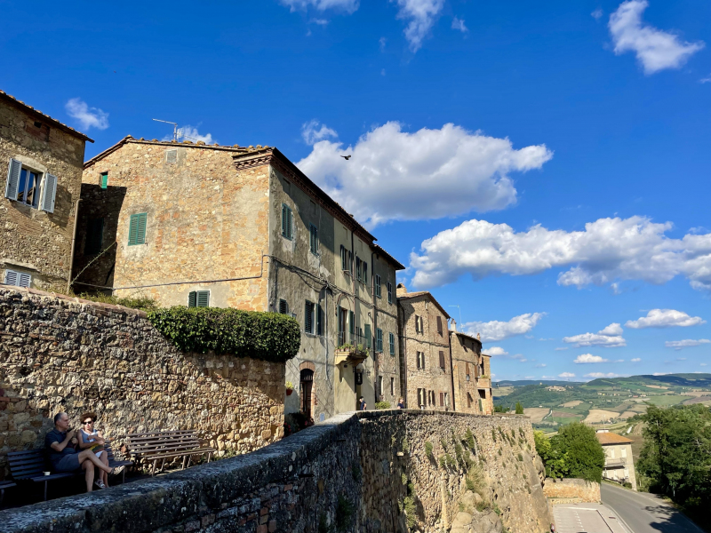 Toskana-Pienza-Altstadt