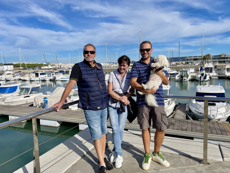 Andalusien-Barbate-Hafen
