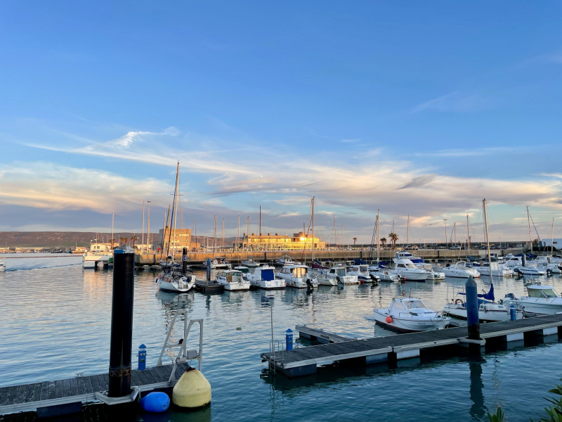 Andalusien-Barbate-Sonnenuntergang