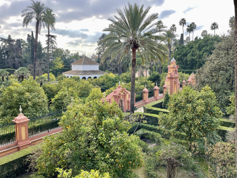 Alcázar-Palast-Garten
